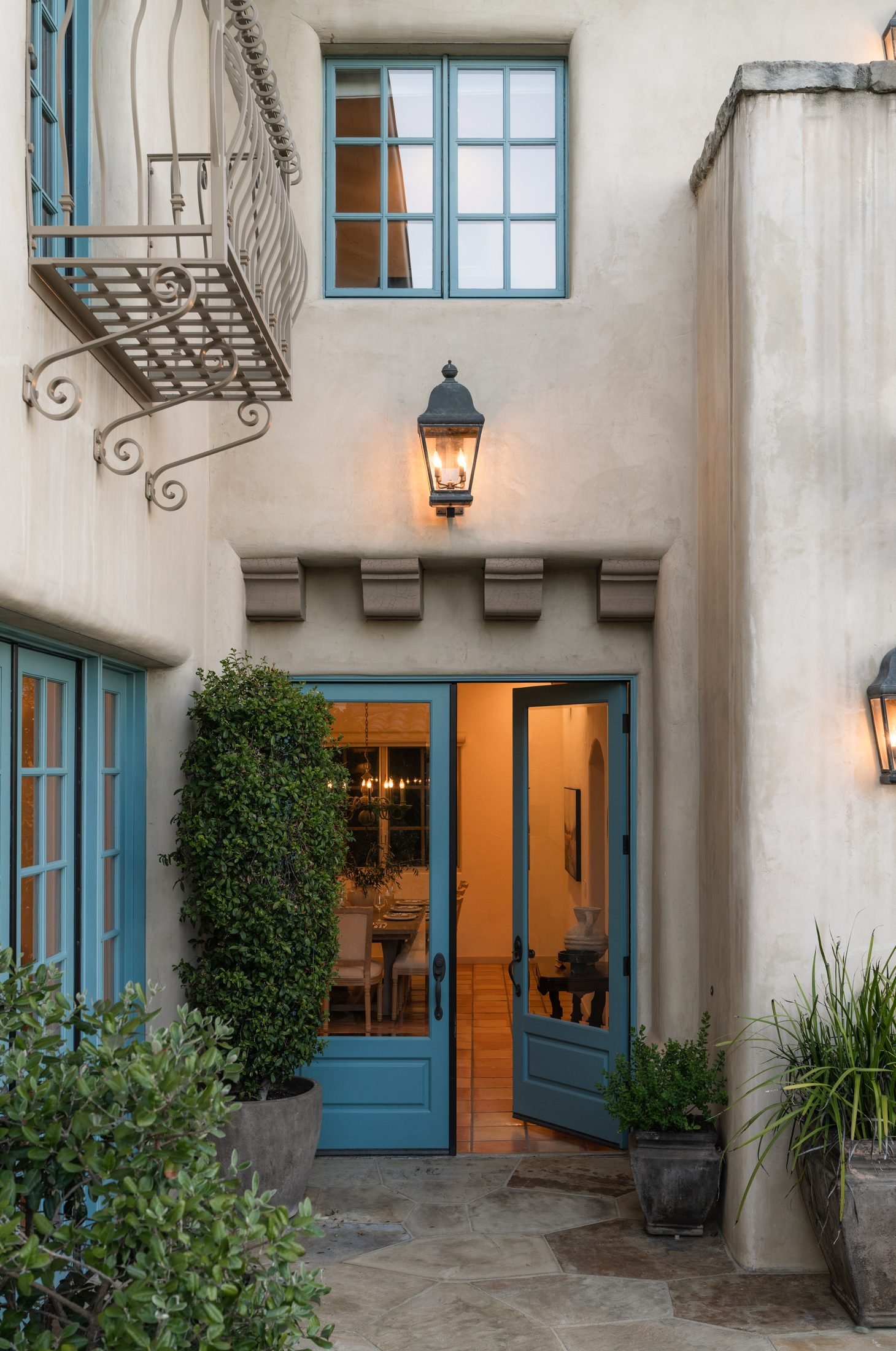 Spanish courtyard exterior